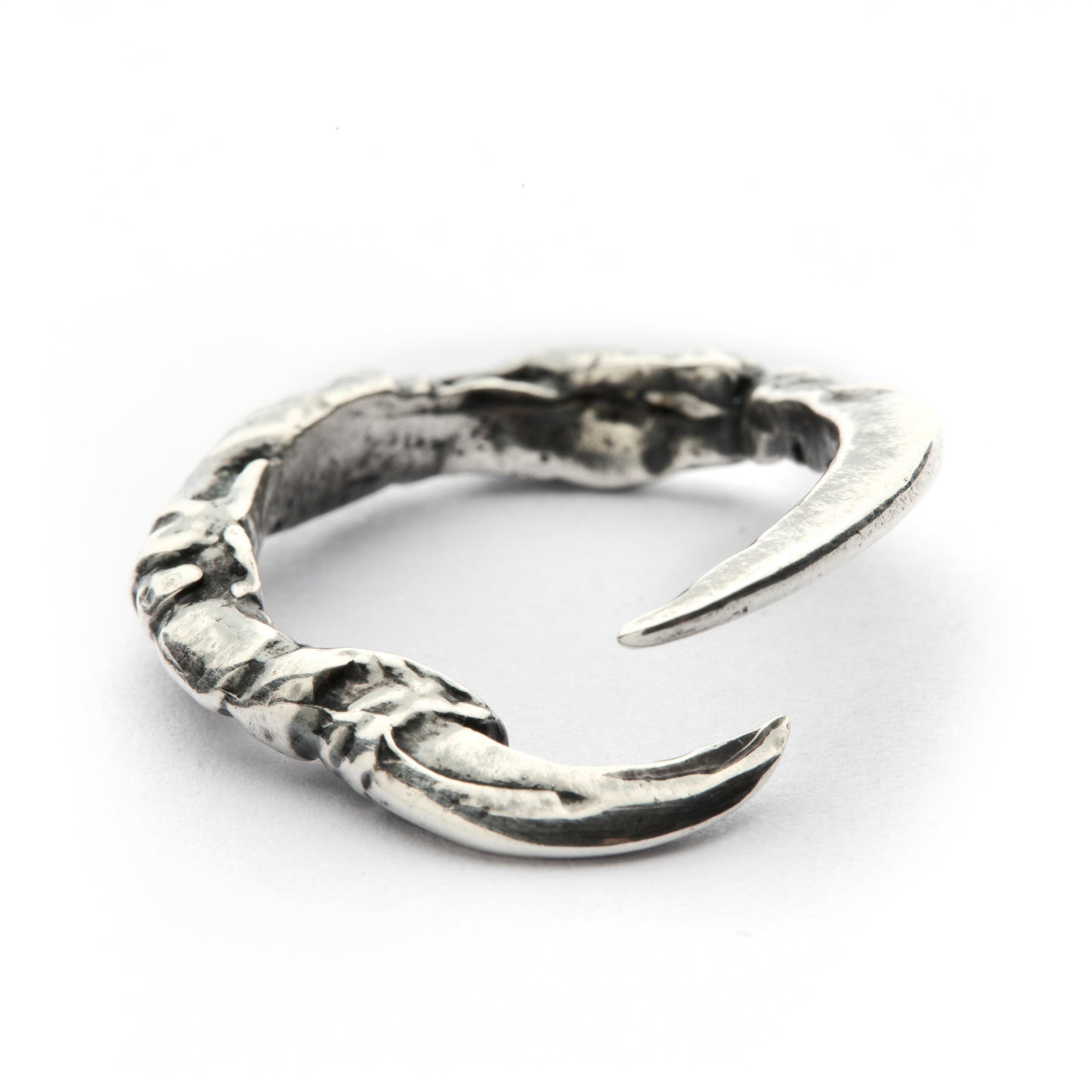 UNGULA SILVER-PLATE RING