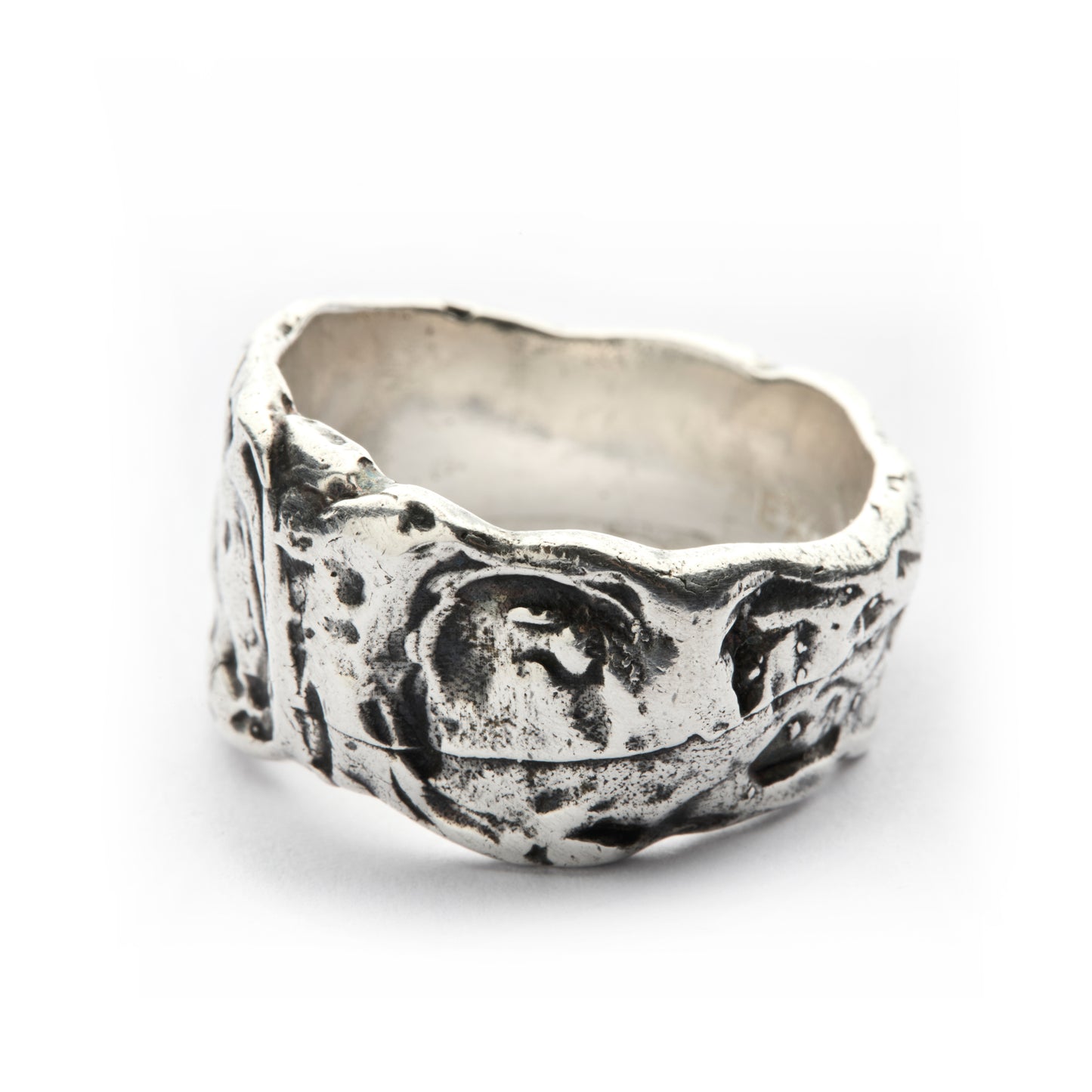 BETA SILVER-PLATE RING