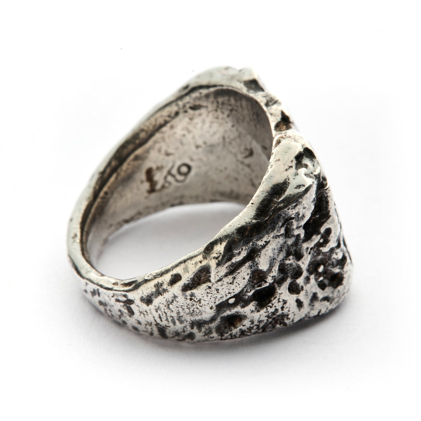 QUADRATA SILVER-PLATE RING