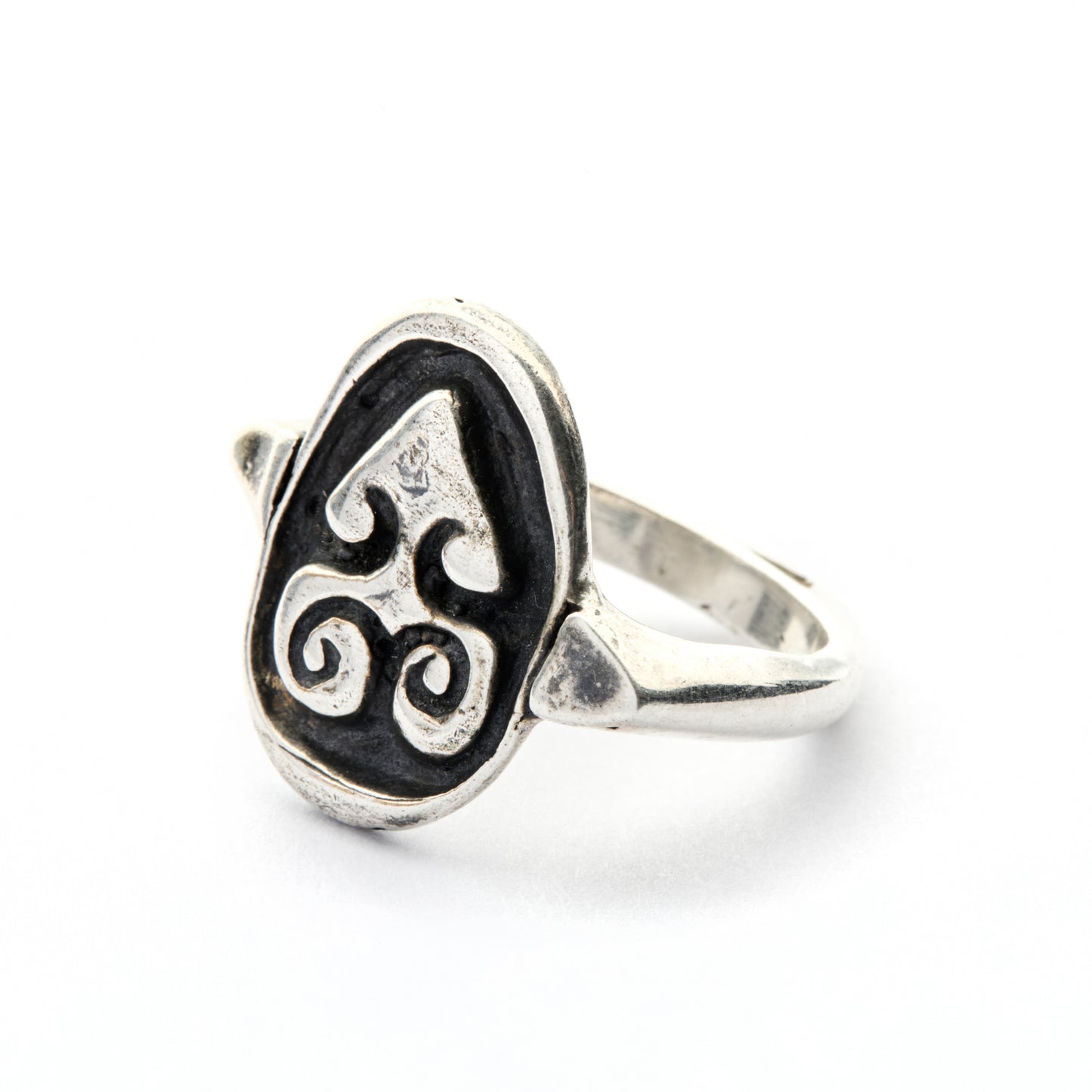 KAMBO SILVER-PLATE RING