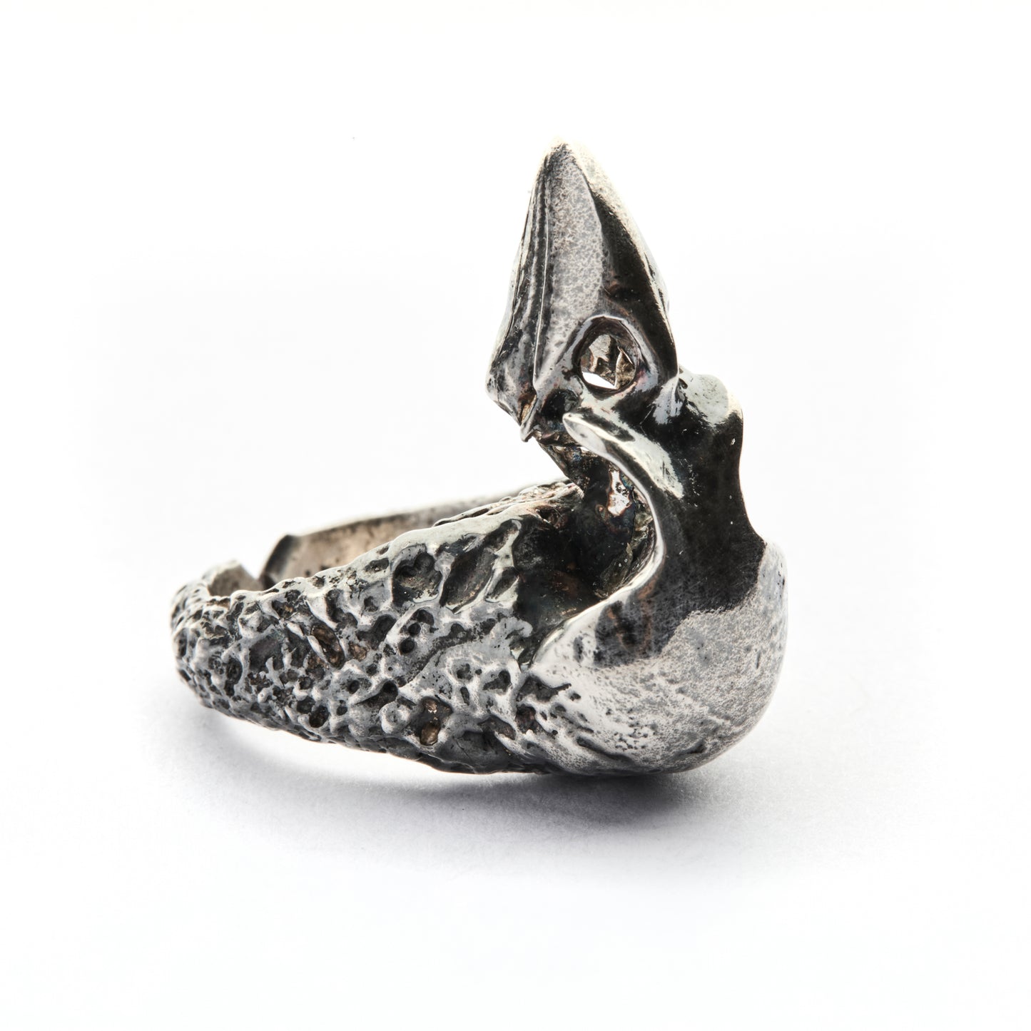 AQUILA SILVER-PLATE RING