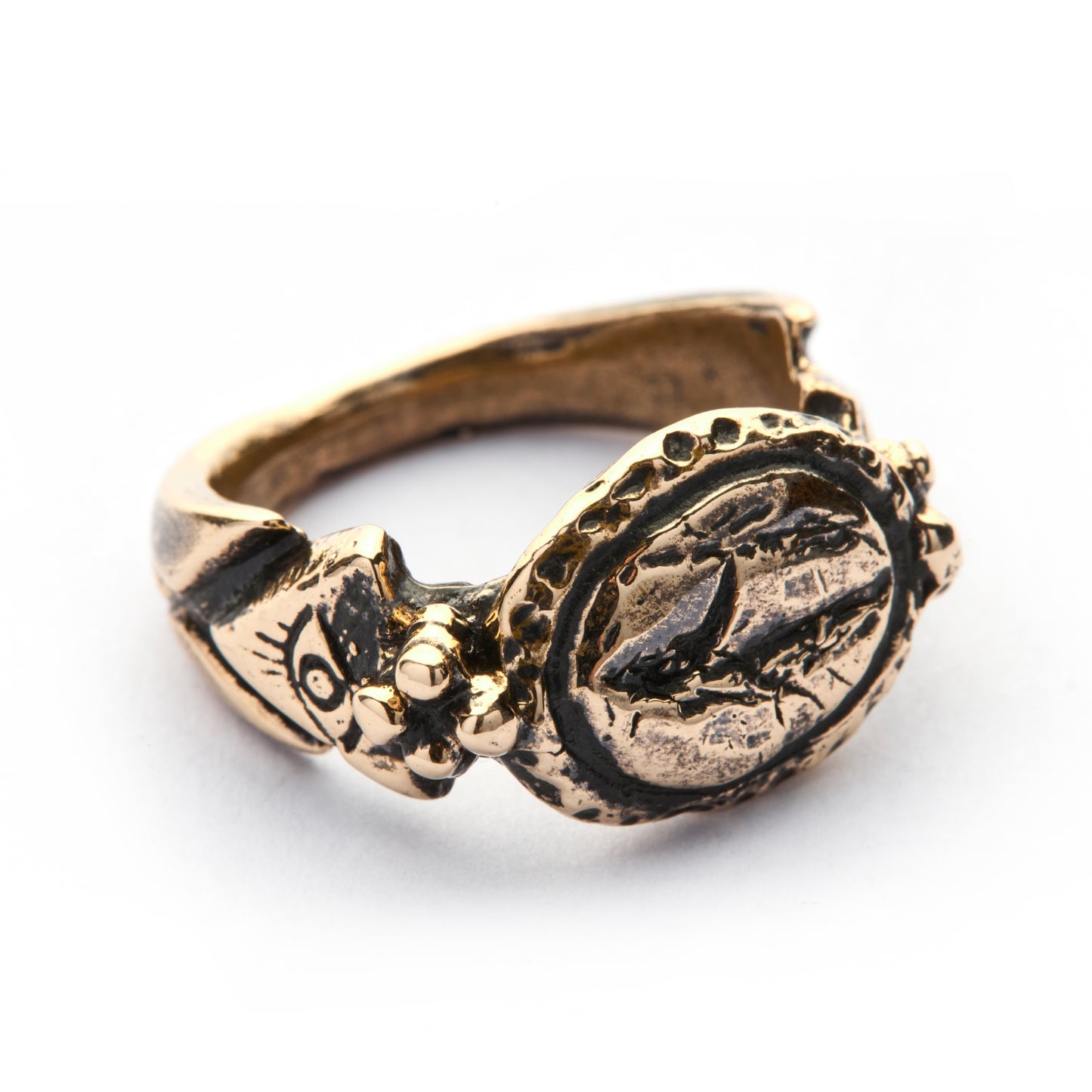 ATHENA TALISMAN BRONZE RING