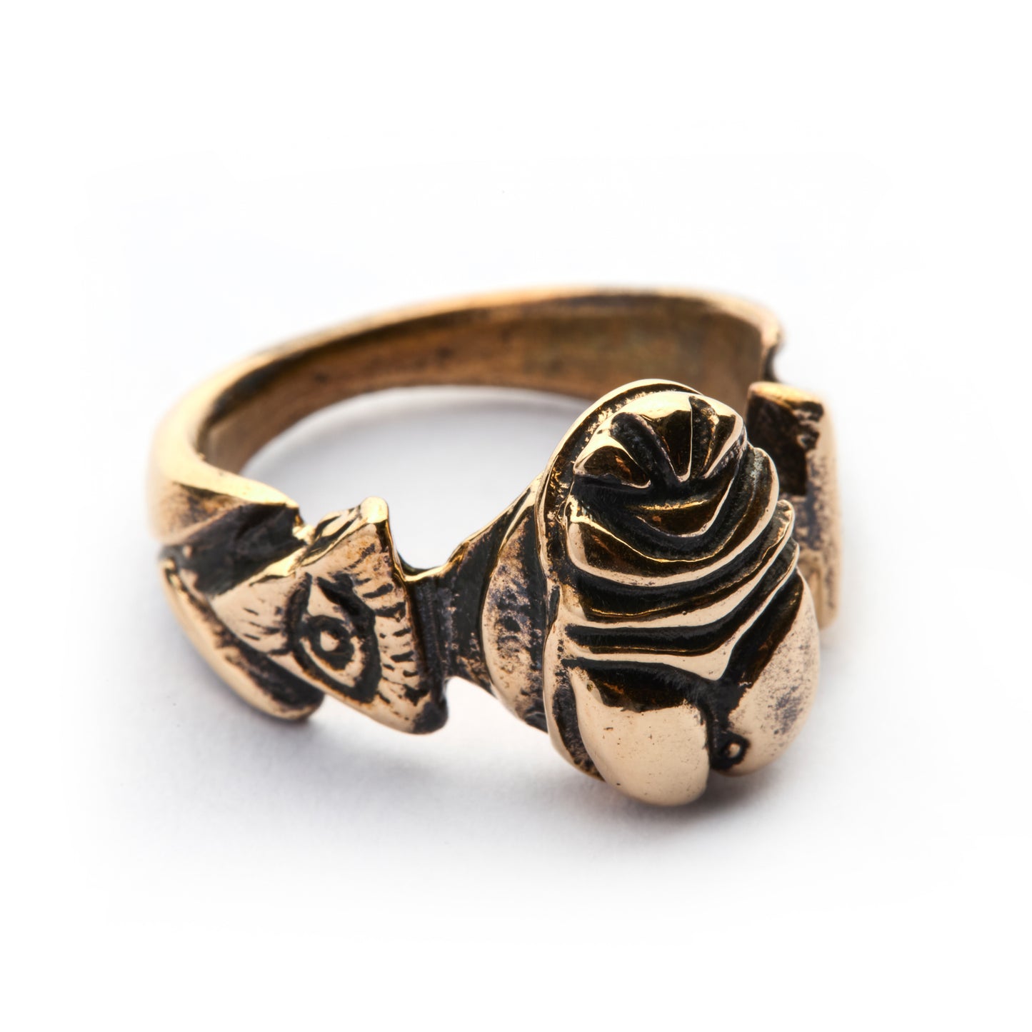 SCARAB BRONZE RING