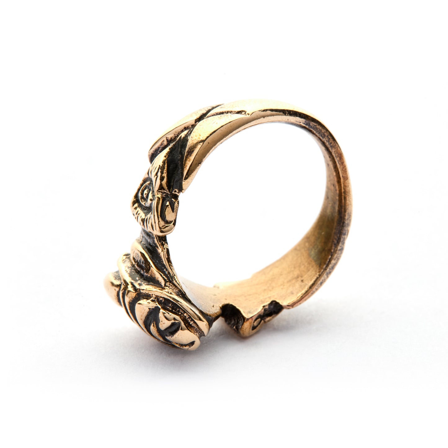 SCARAB BRONZE RING