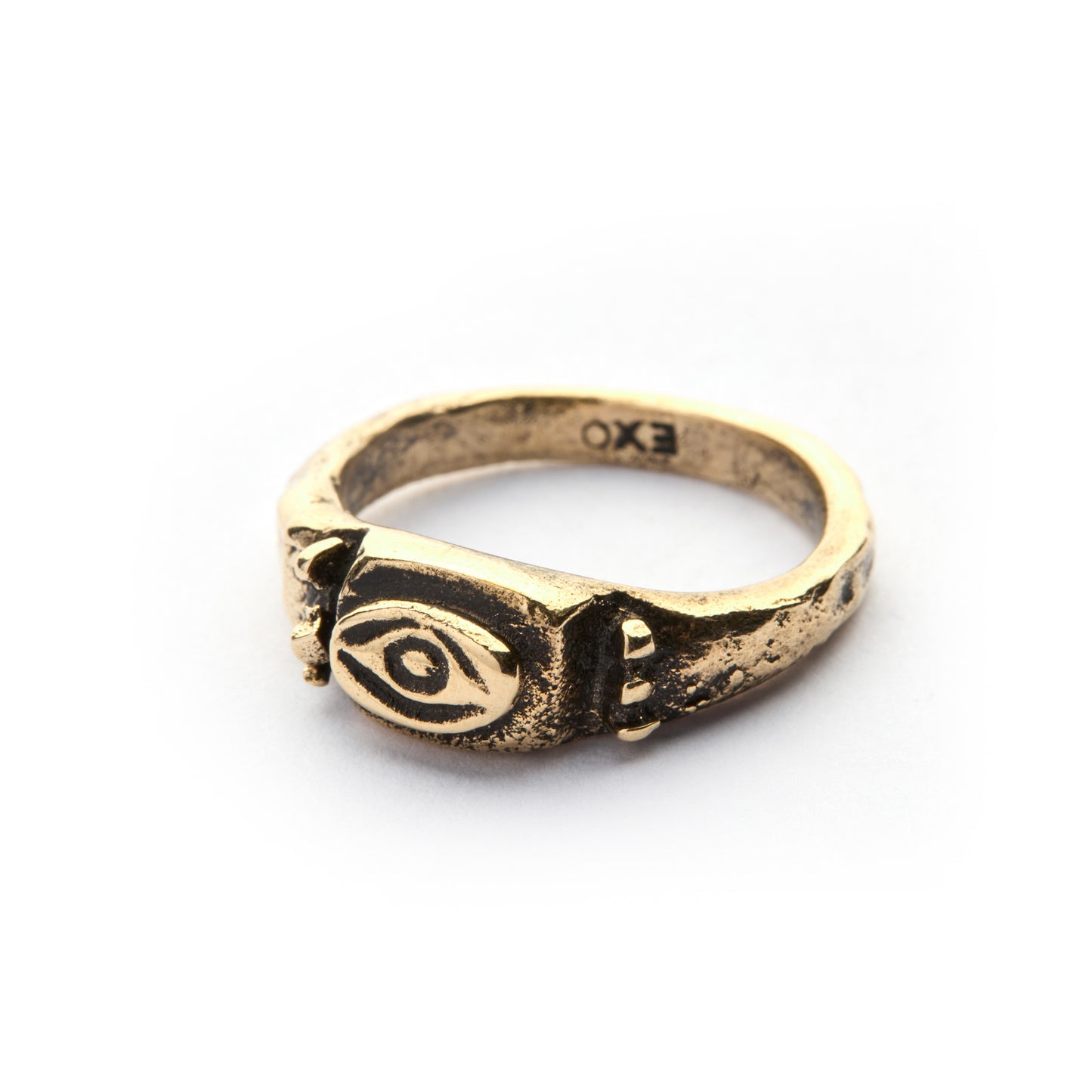 THE EYE OF HORUS BRONZE RING