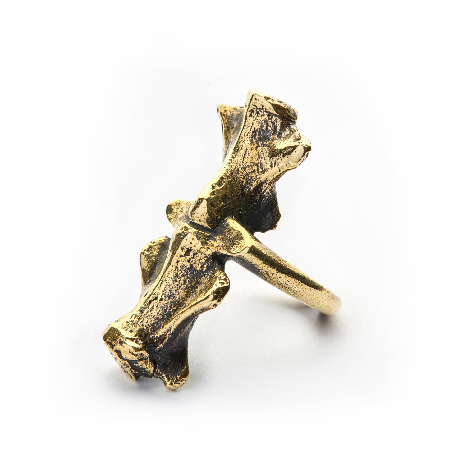 DUO TALISMAN BRONZE RING