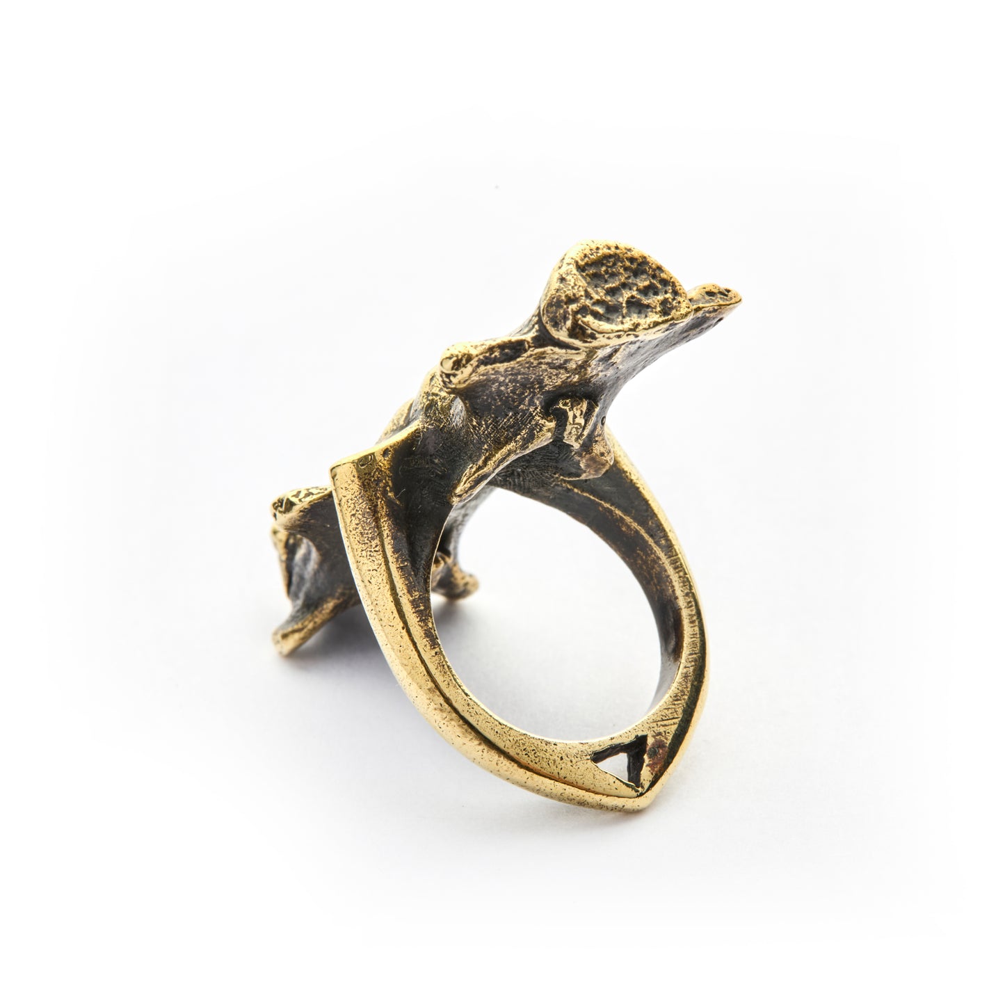 DUO TALISMAN BRONZE RING