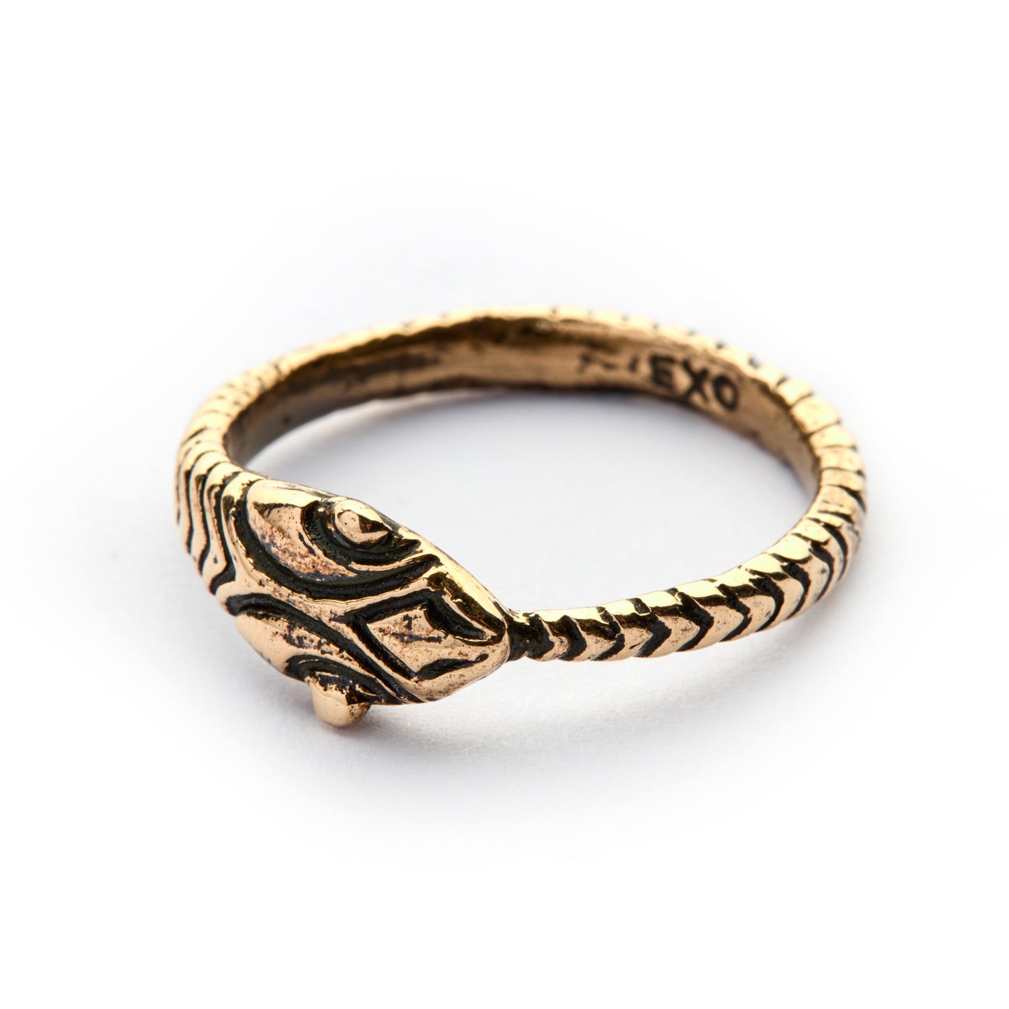 SERPENTIS BRONZE RING
