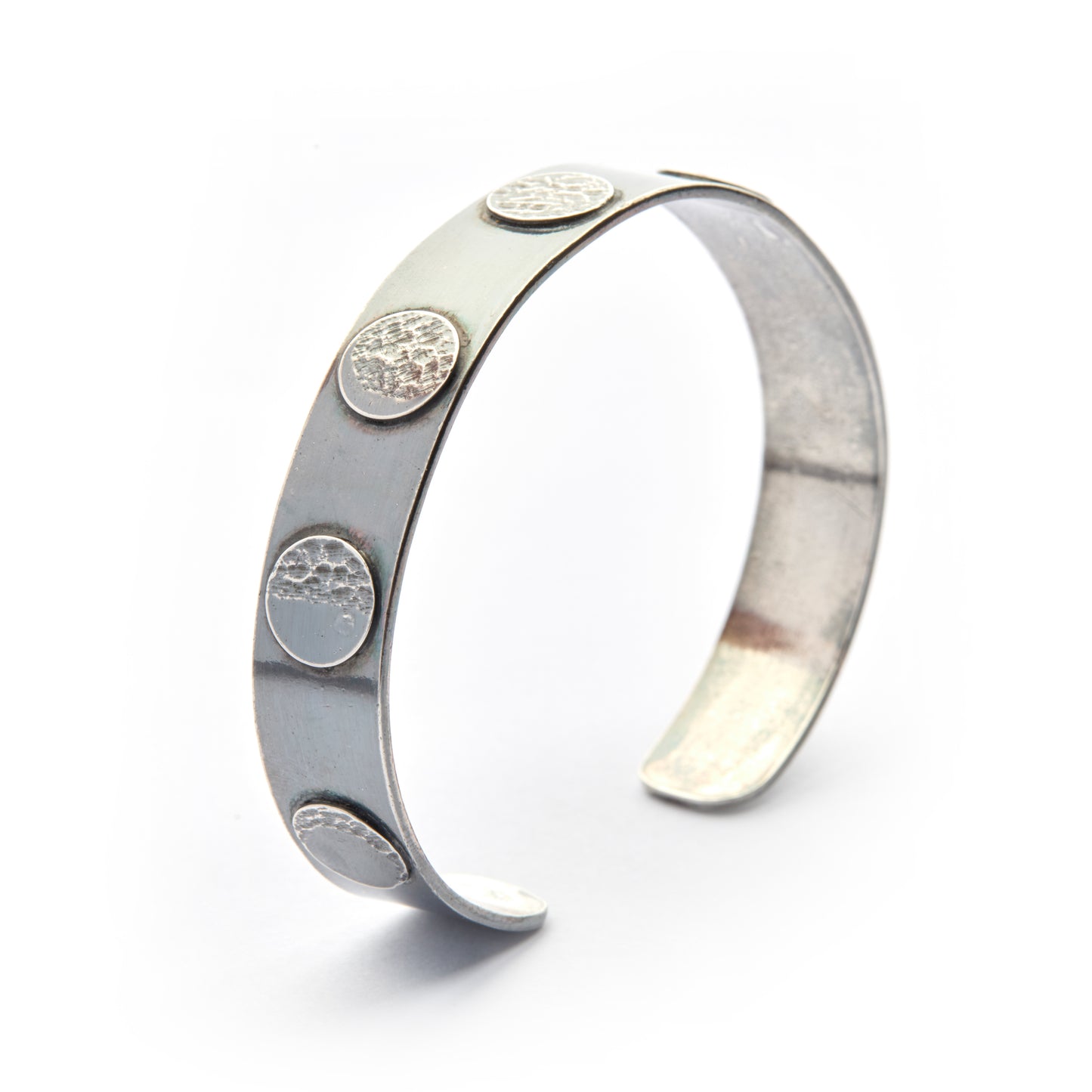 LUNAR BANGLE SILVER-PLATE
