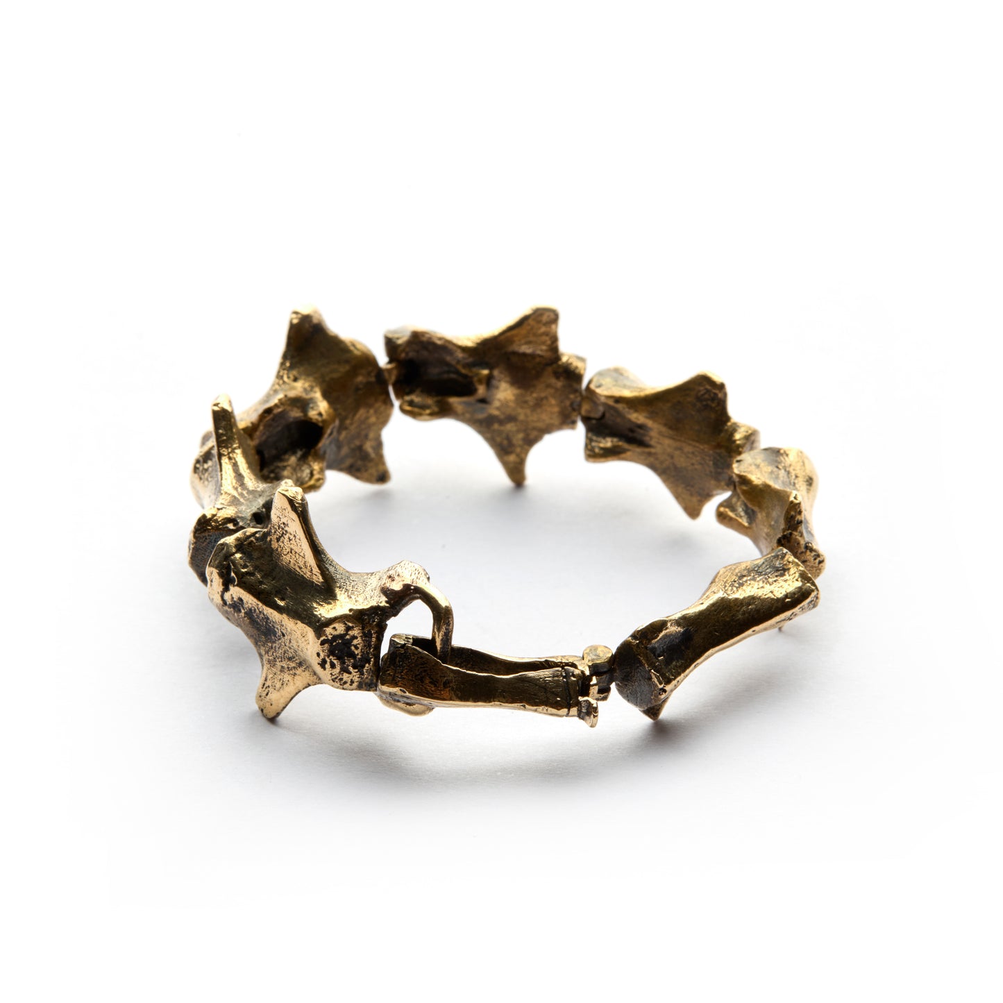 SLINK VERTEBRAE BRONZE BRACELET