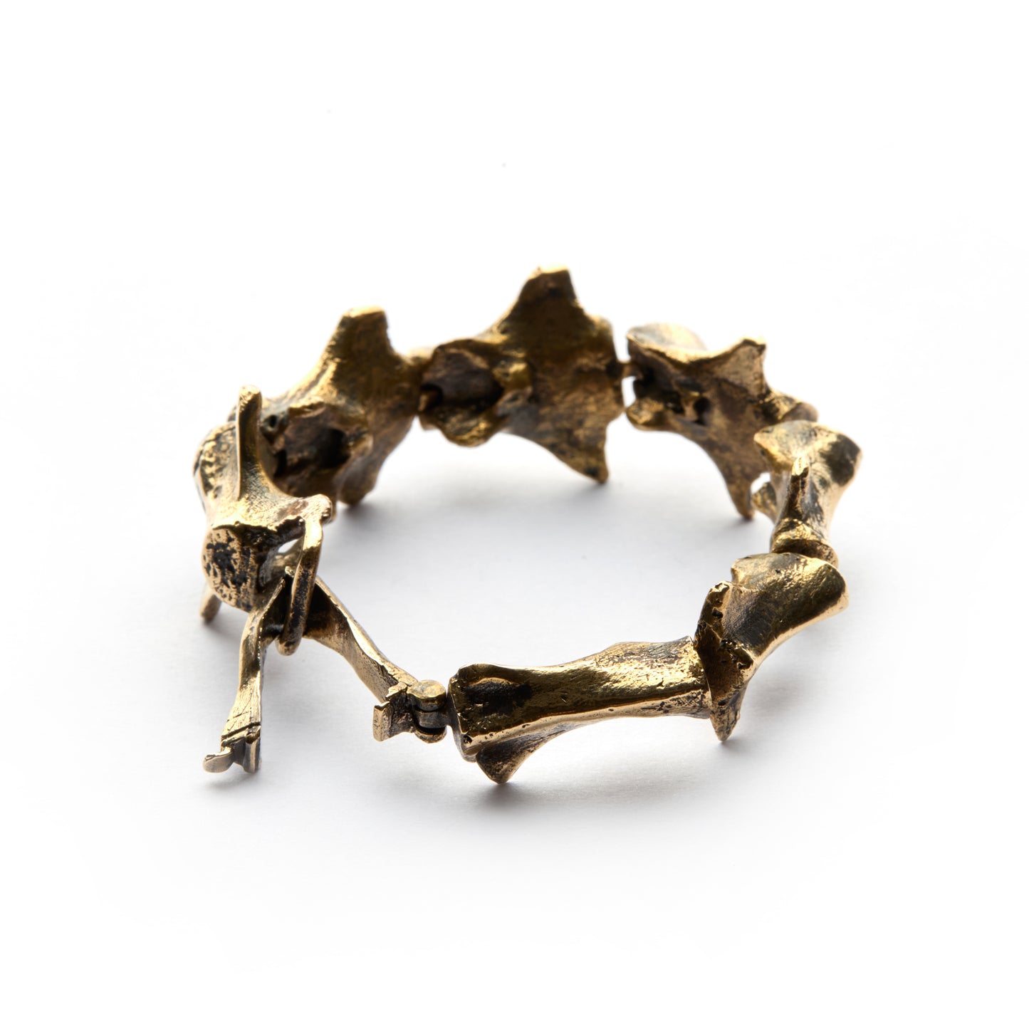 SLINK VERTEBRAE BRONZE BRACELET