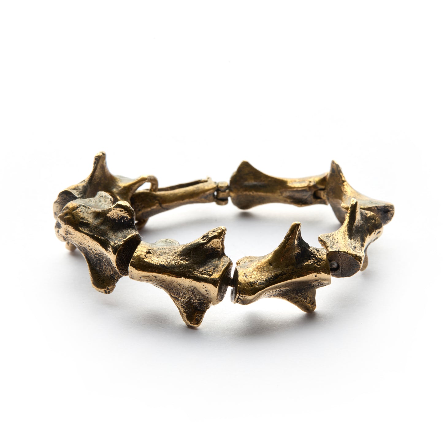 SLINK VERTEBRAE BRONZE BRACELET