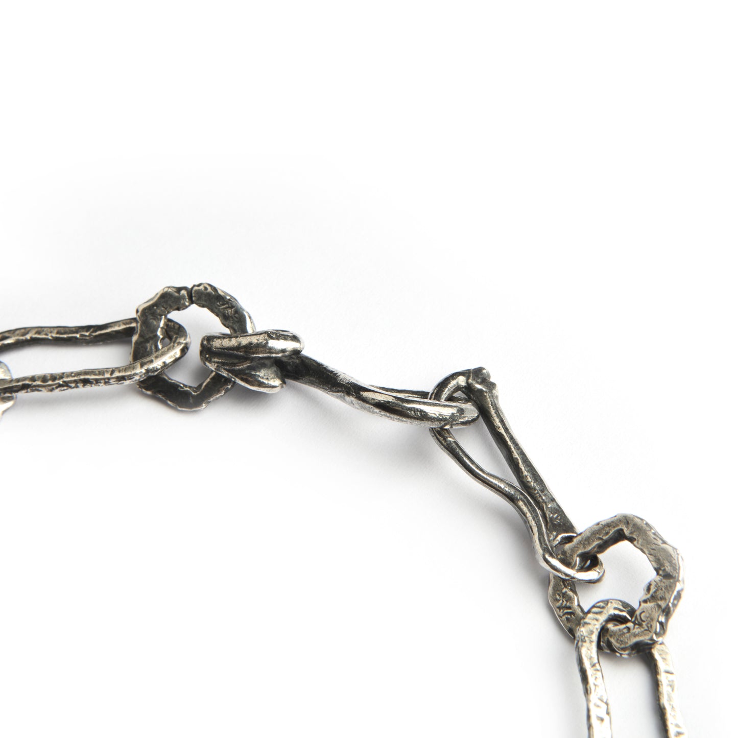 LUNAR SILVER-PLATE CHAIN NECKLACE