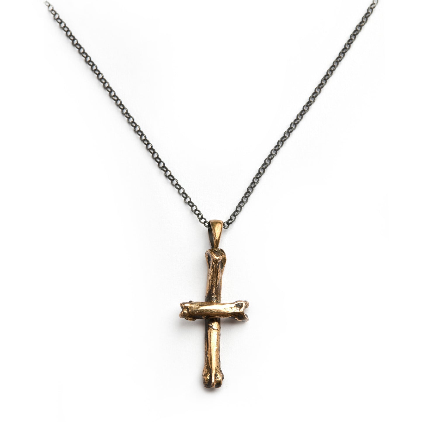 ANTI-CHRIST SILVER CHAIN BRONZE TALISMAN