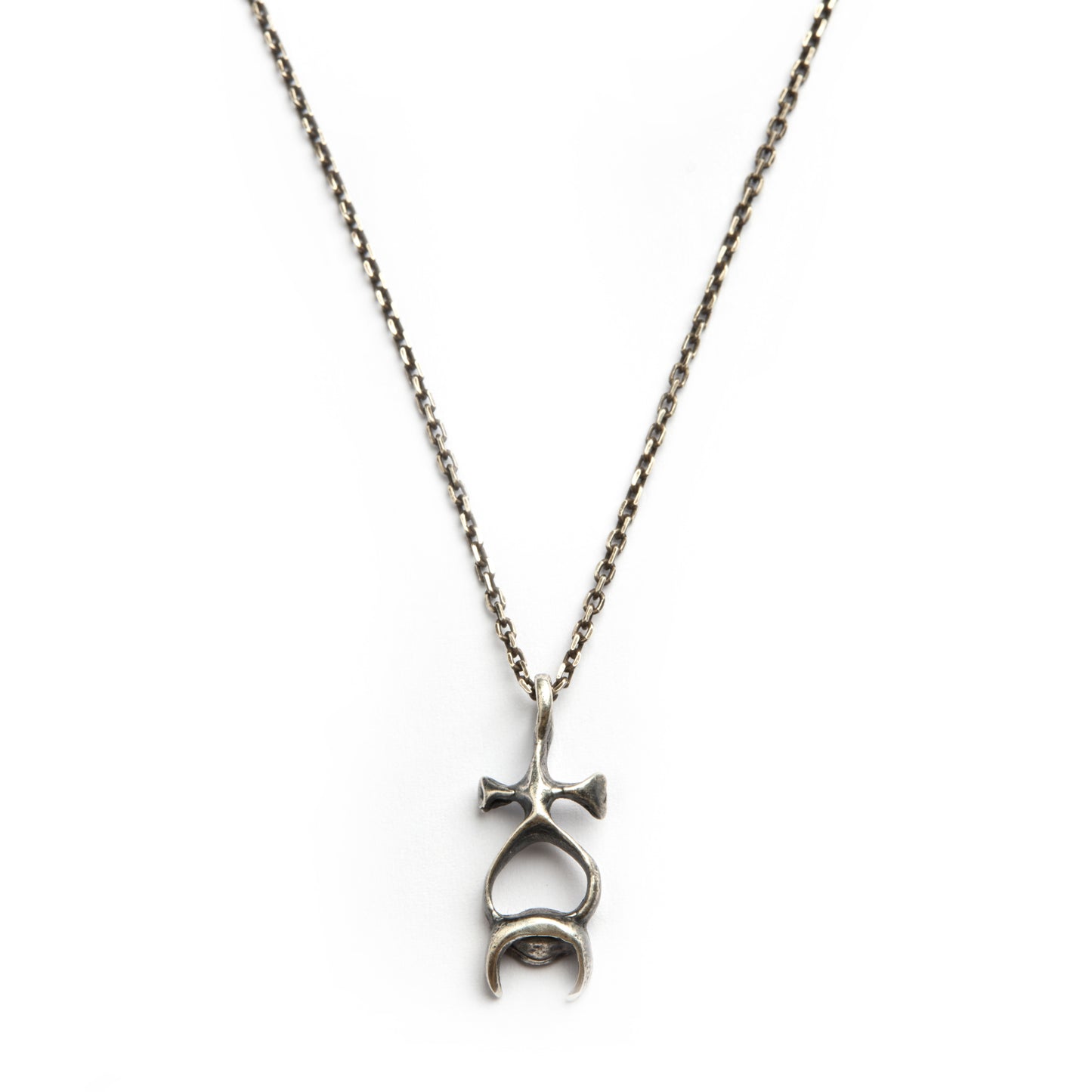MONAS SILVER CHAIN SILVER-PLATE TALISMAN