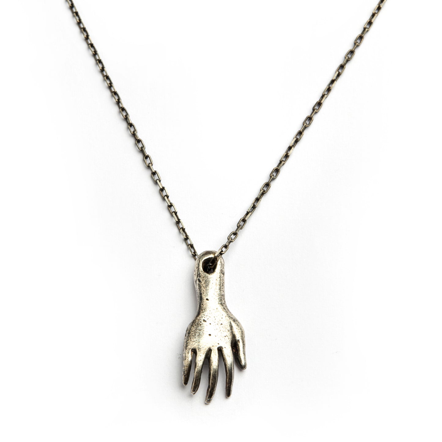MANO SILVER CHAIN SILVER-PLATE TALISMAN