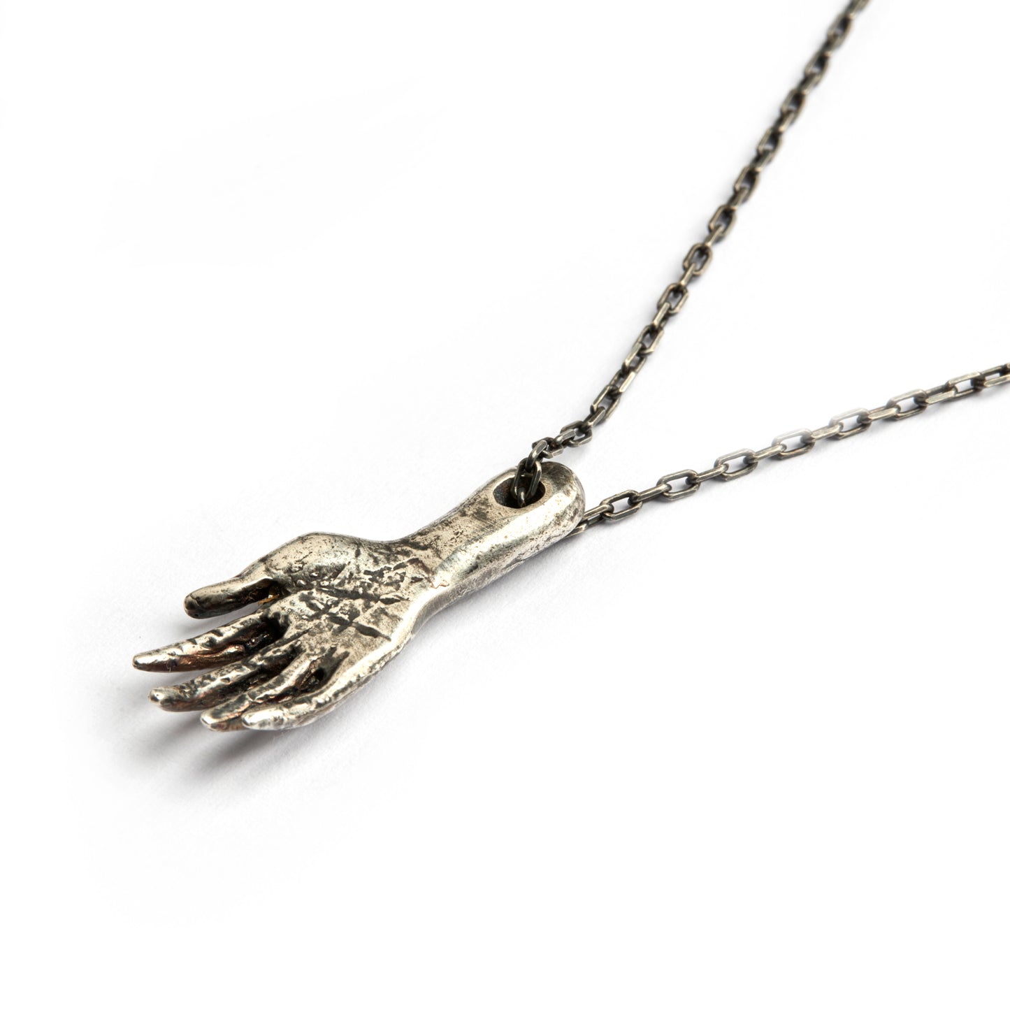 MANO SILVER CHAIN SILVER-PLATE TALISMAN