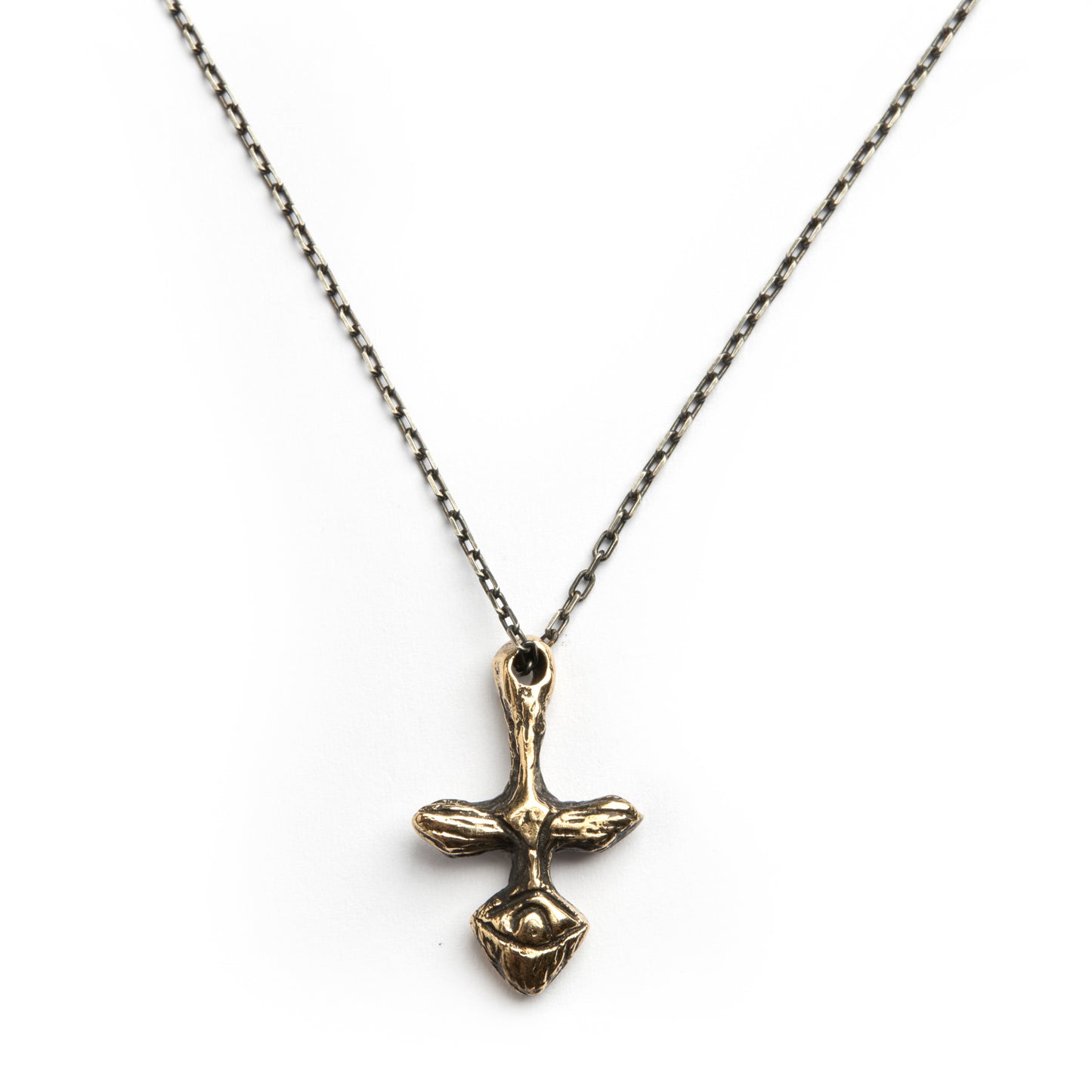 OCULUS SILVER CHAIN BRONZE TALISMAN