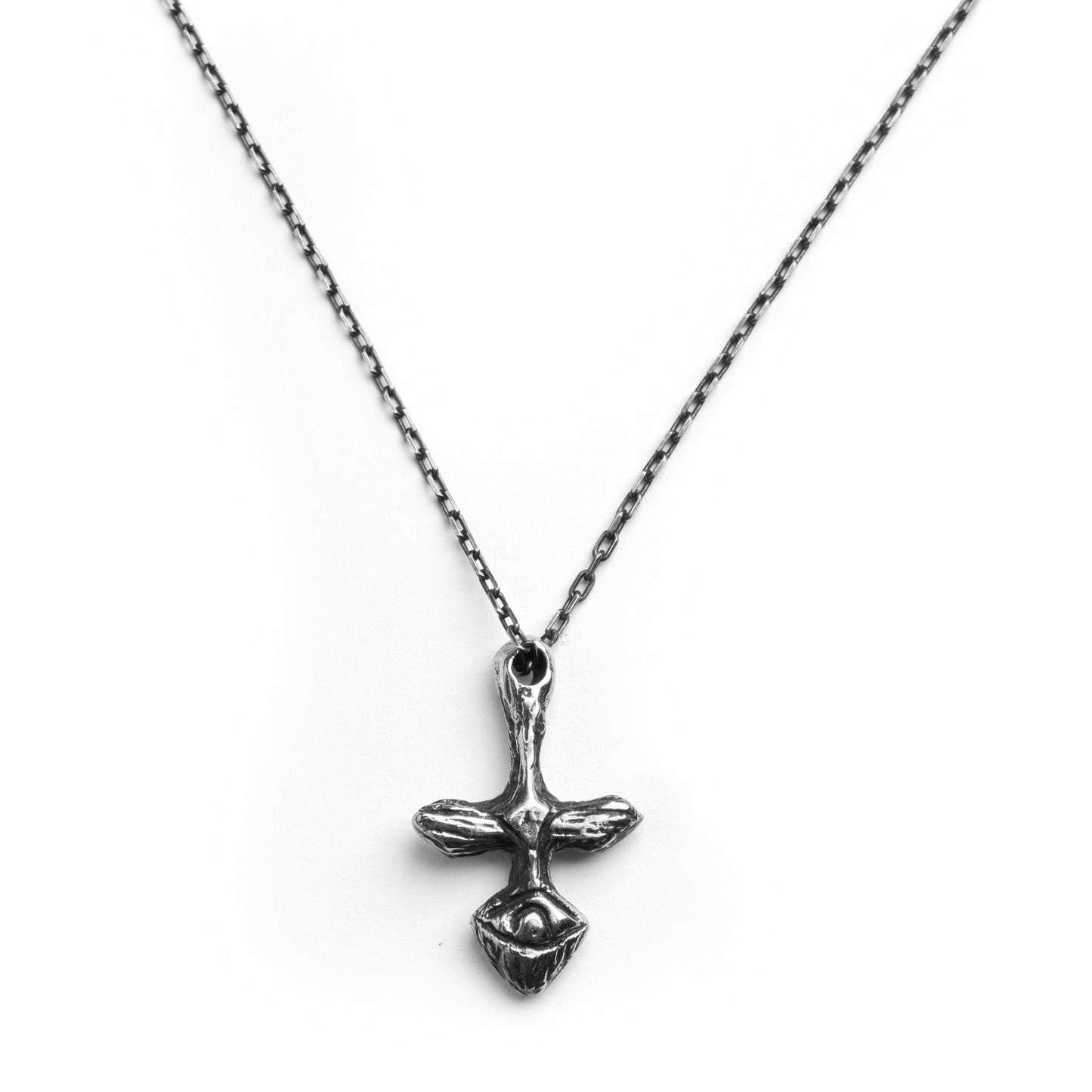 OCULUS SILVER CHAIN SILVER-PLATE TALISMAN