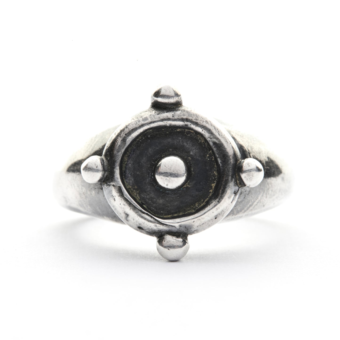 VULNERA SILVER-PLATE RING
