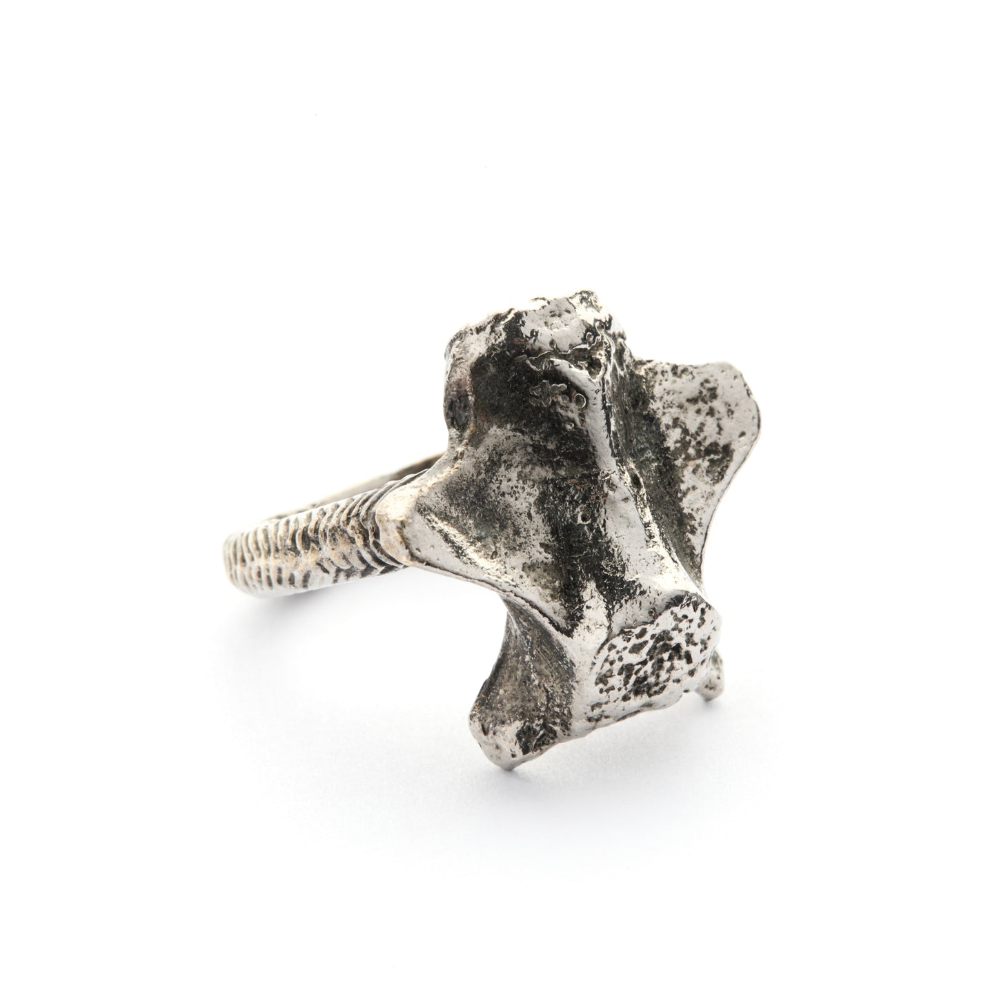 FRATERNITAS SILVER-PLATE RING