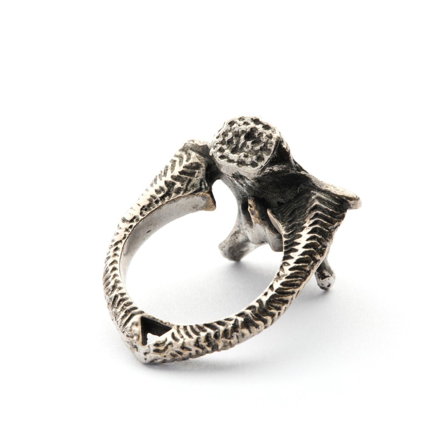 FRATERNITAS SILVER-PLATE RING