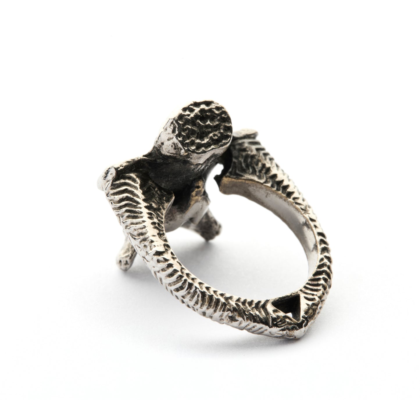 FRATERNITAS SILVER-PLATE RING