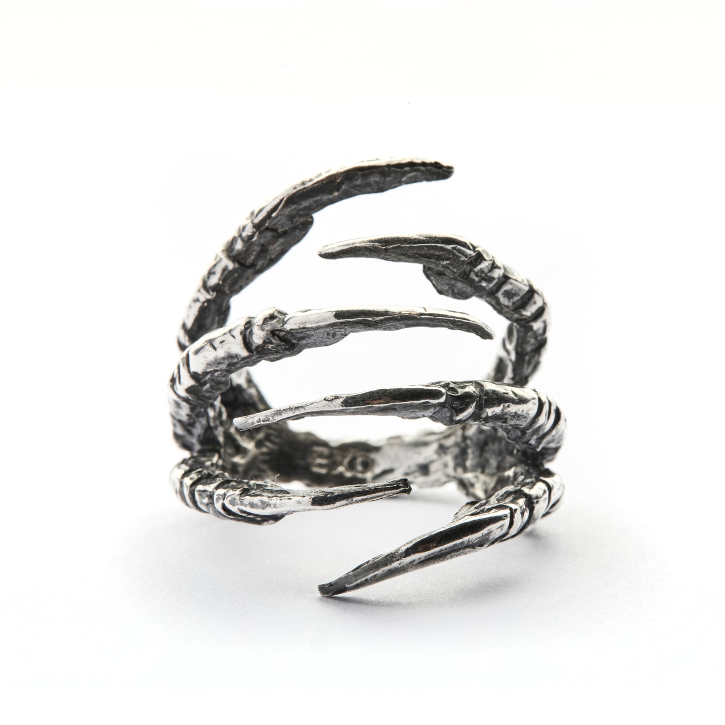 HUGINN&MUNNIN SILVER-PLATE RING