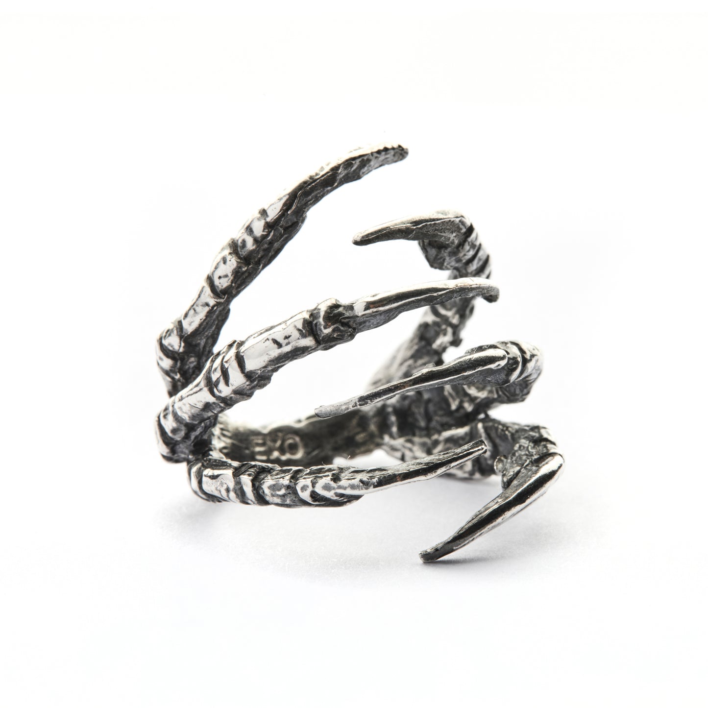 HUGINN&MUNNIN SILVER-PLATE RING