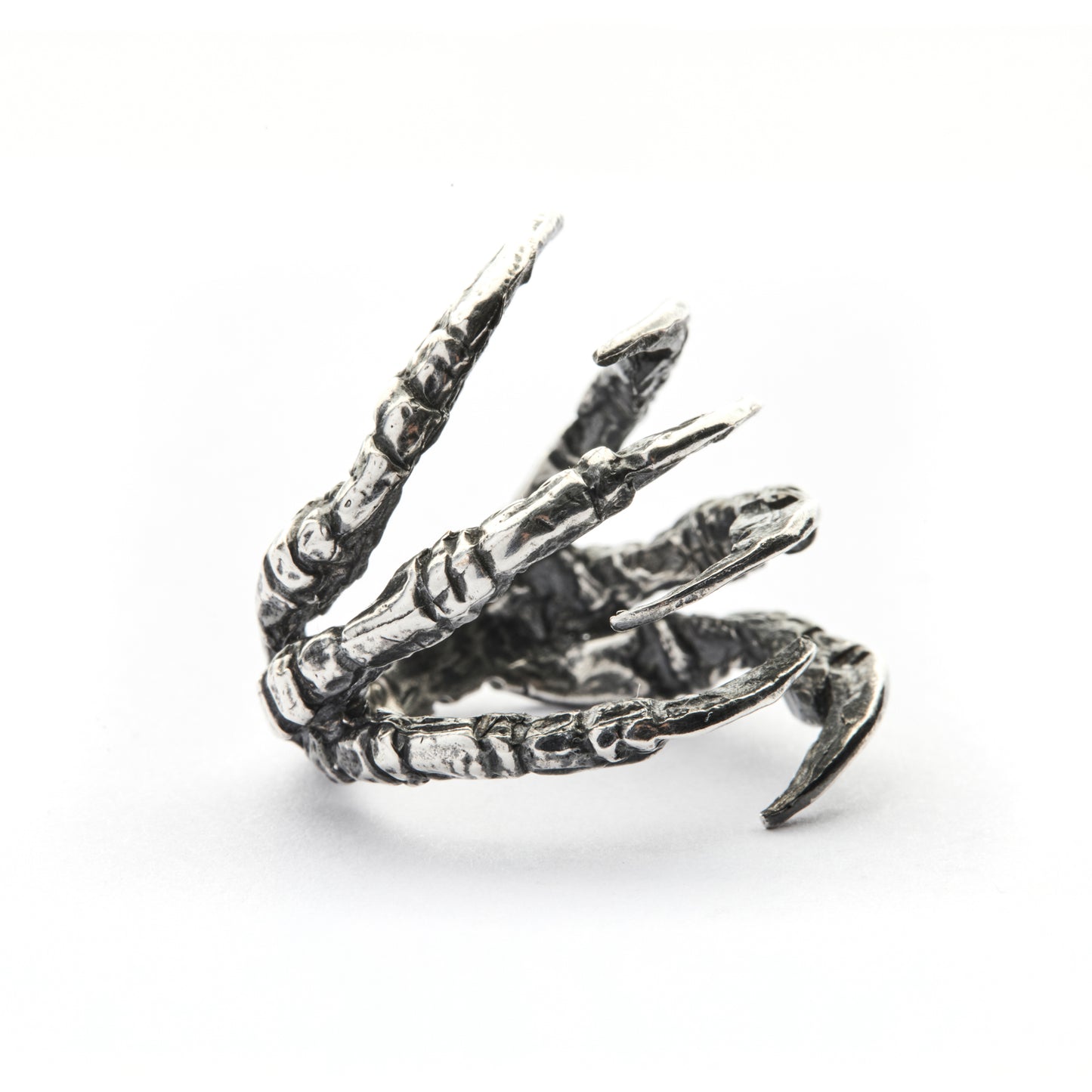 HUGINN&MUNNIN SILVER-PLATE RING