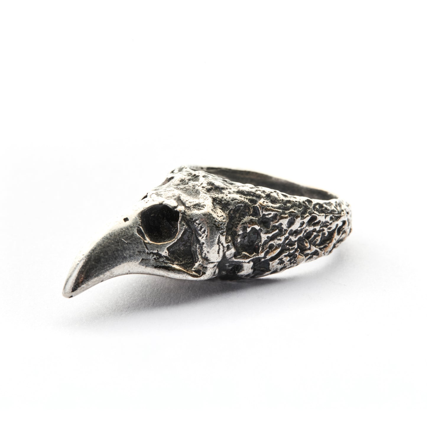 ATHENE NOCTUA SILVER-PLATE RING