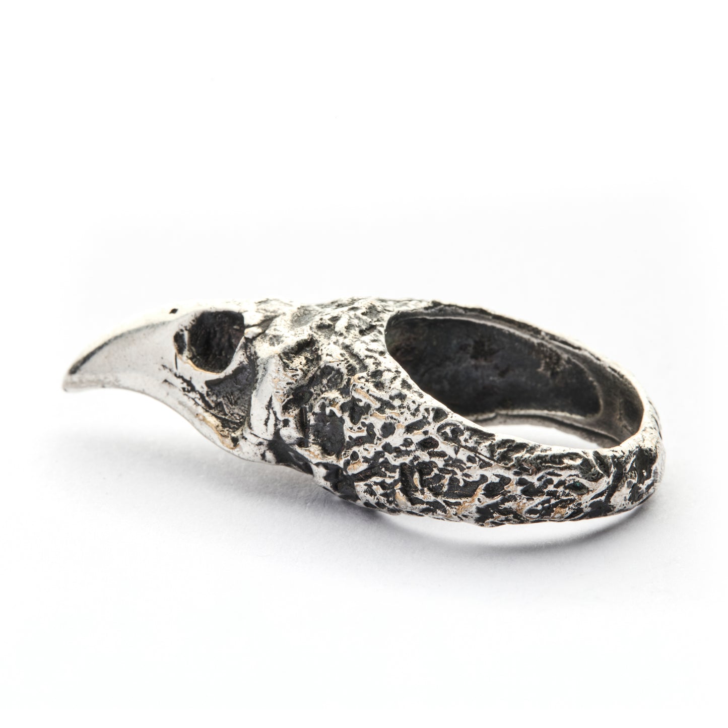 ATHENE NOCTUA SILVER-PLATE RING