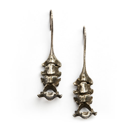 ATARAXIA SILVER-PLATE EARRING