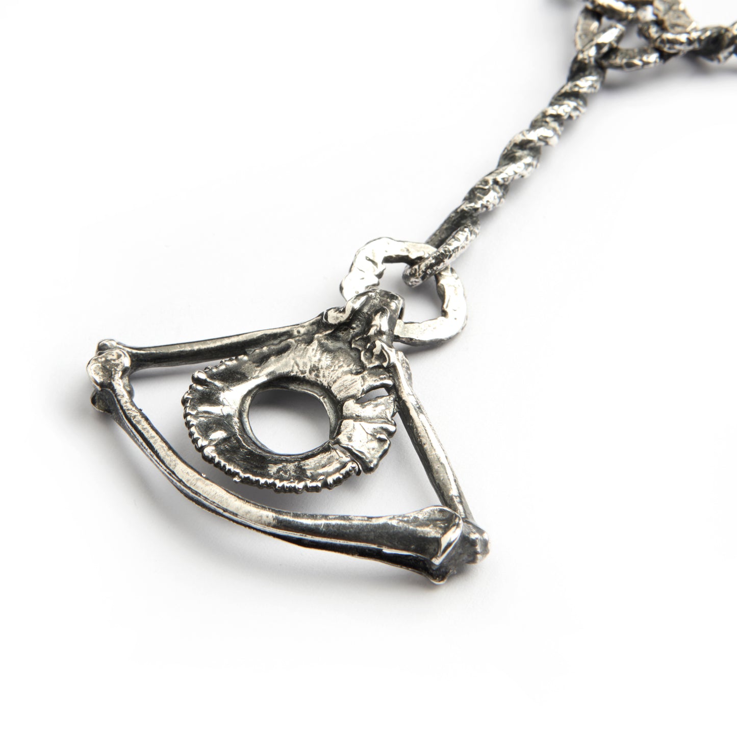 NAZAR SAVAR SILVER-PLATE CHAIN