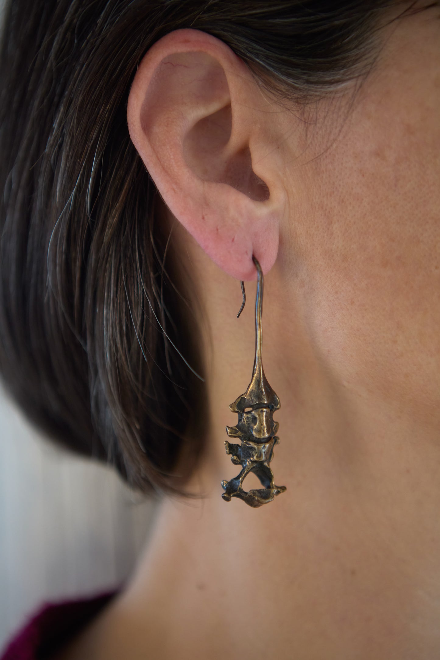 ATARAXIA BRONZE EARRING