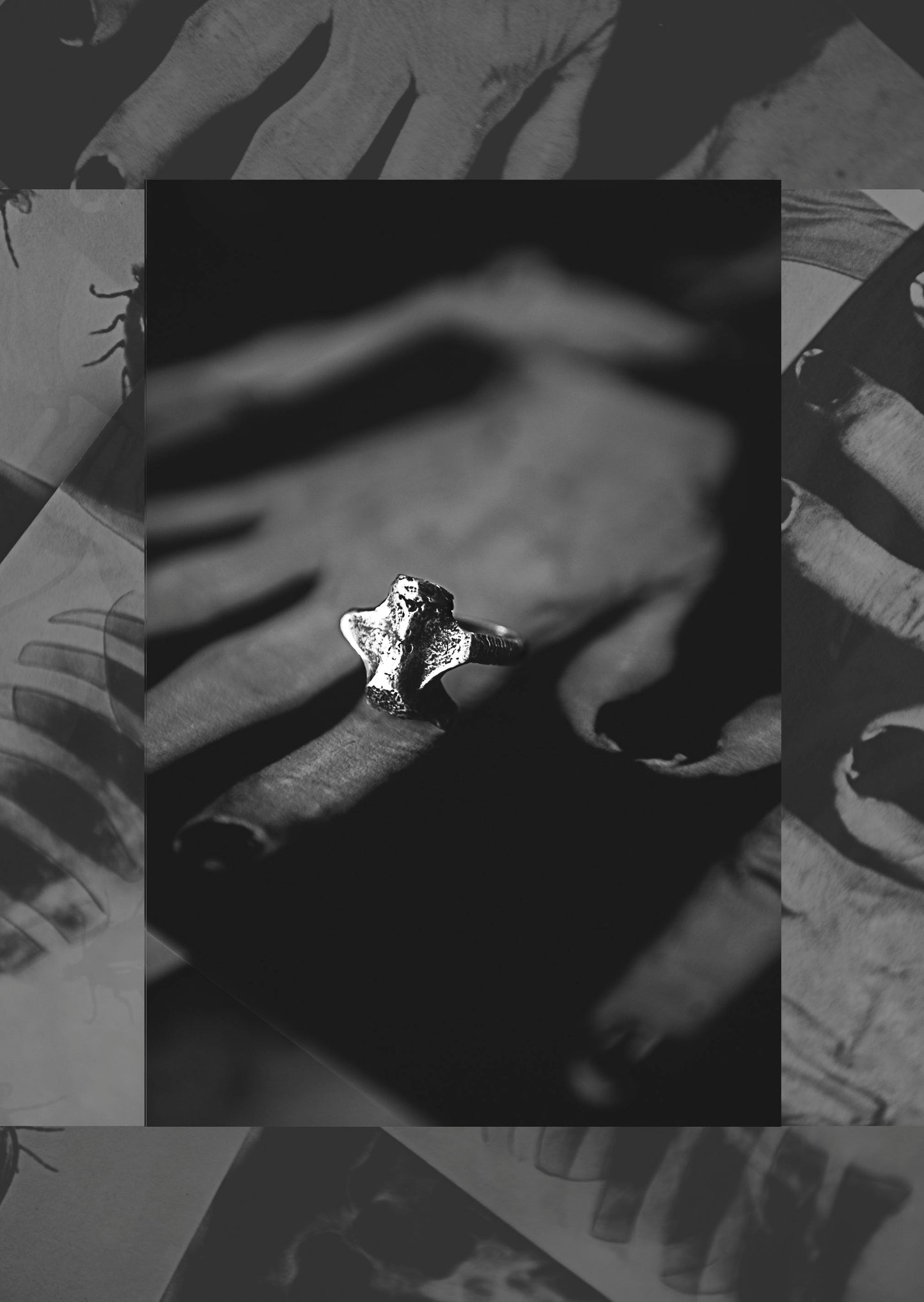 FRATERNITAS SILVER-PLATE RING