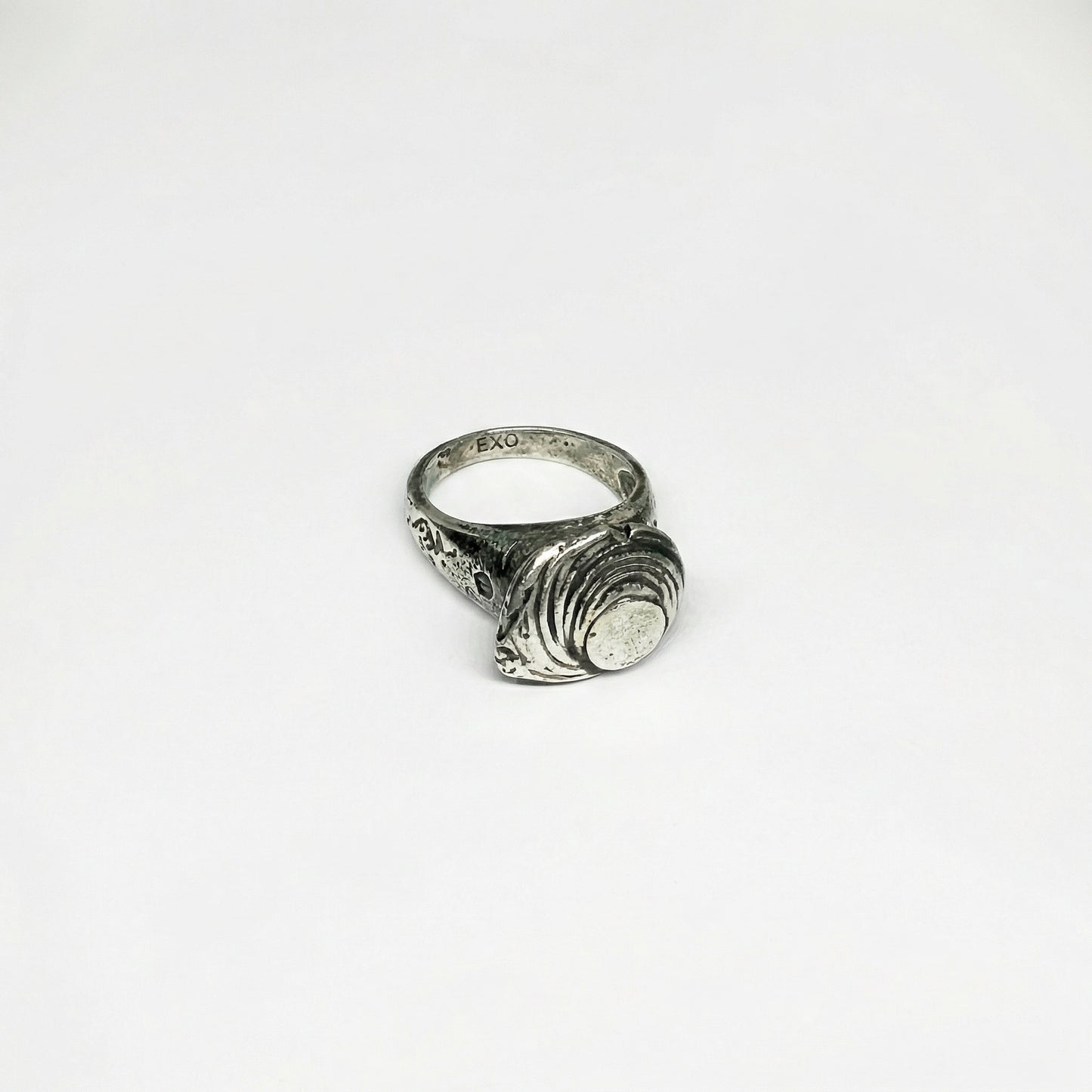 ARCANUS SILVER-PLATE RING