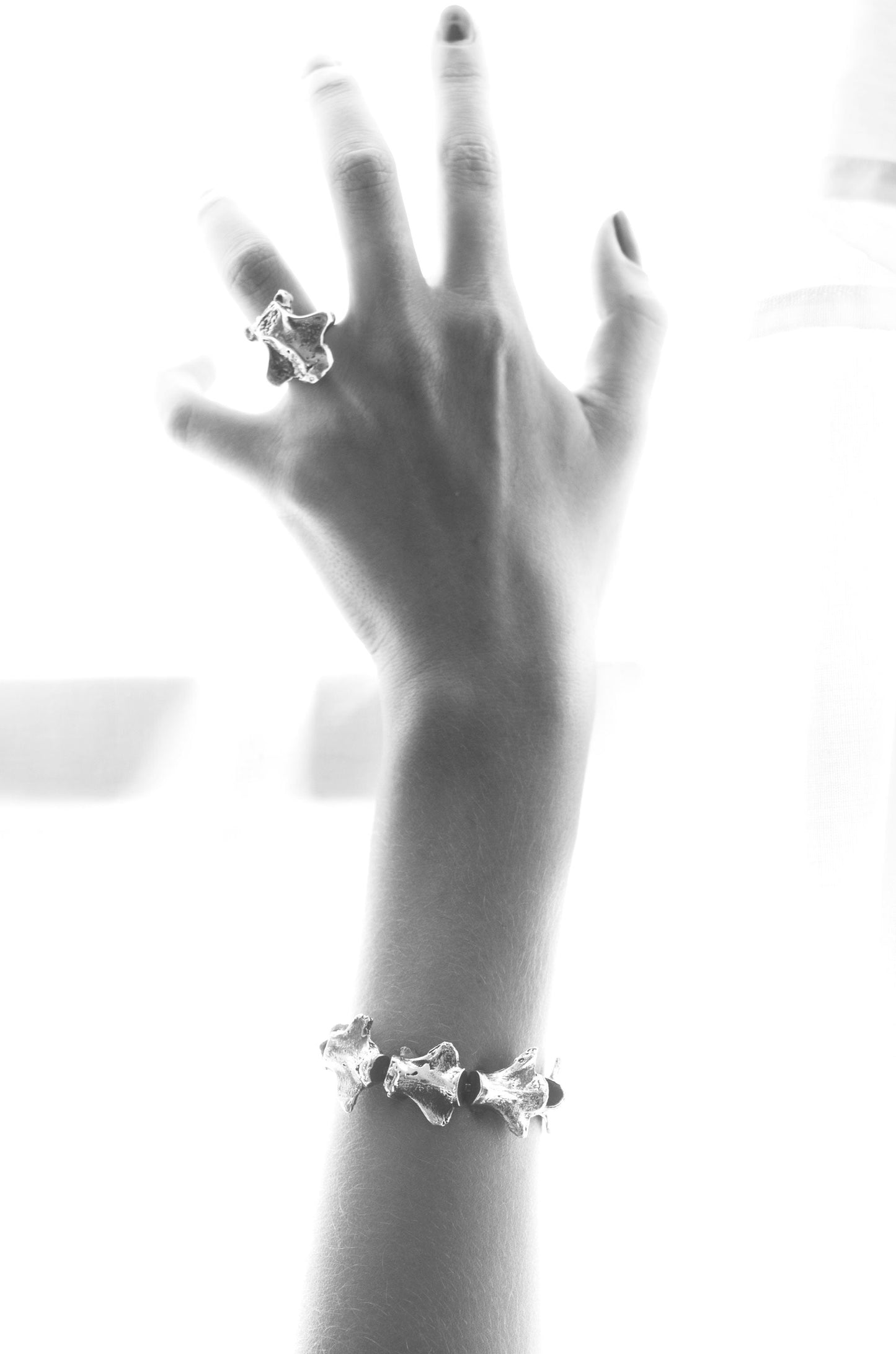FRATERNITAS SILVER-PLATE RING