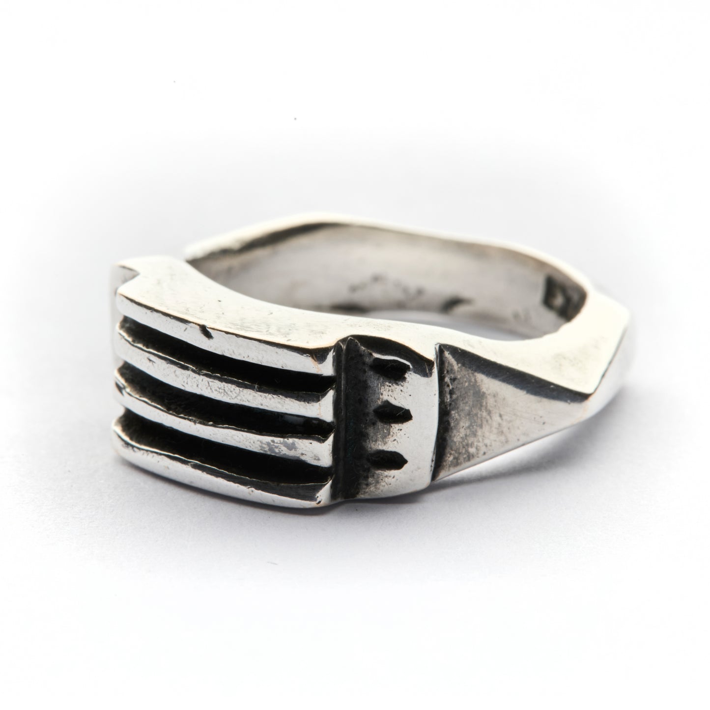 ATLANTIS SILVER-PLATE RING