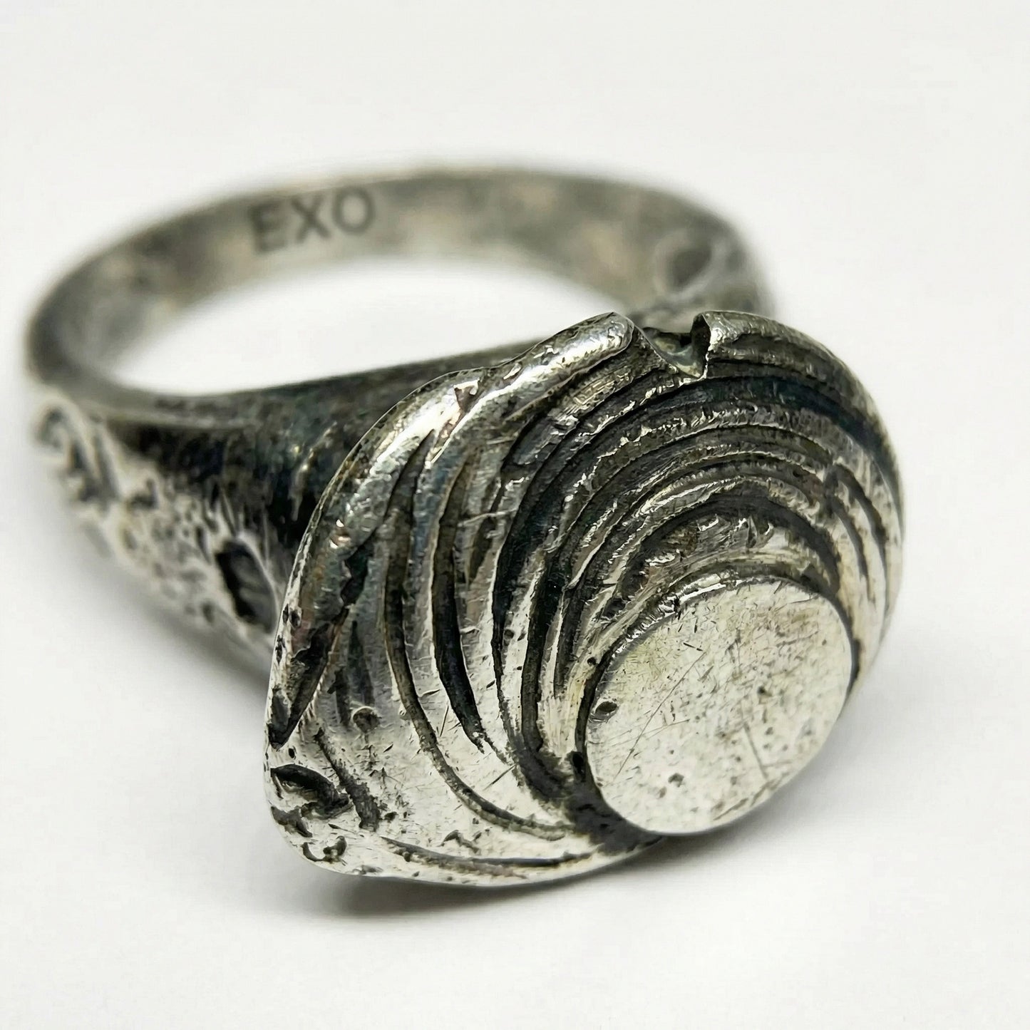 ARCANUS SILVER-PLATE RING