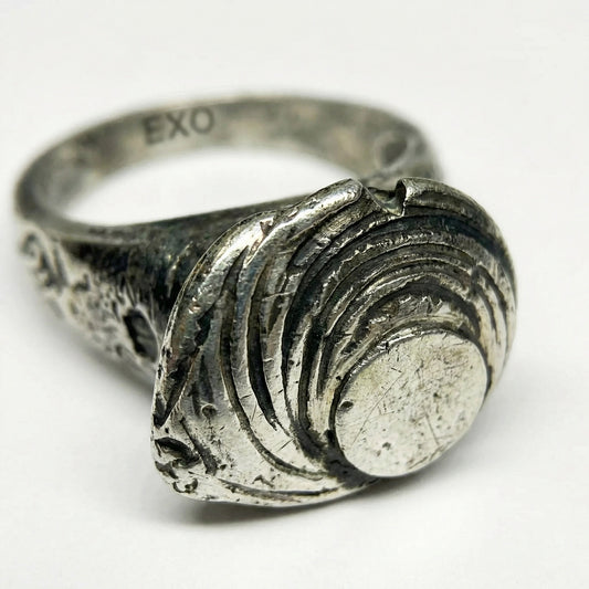 ARCANUS SILVER-PLATE RING