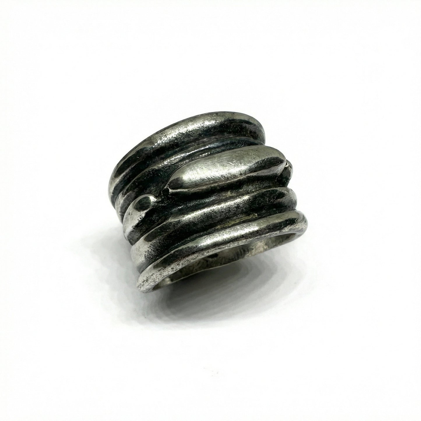 SENSUS SILVER-PLATE RING